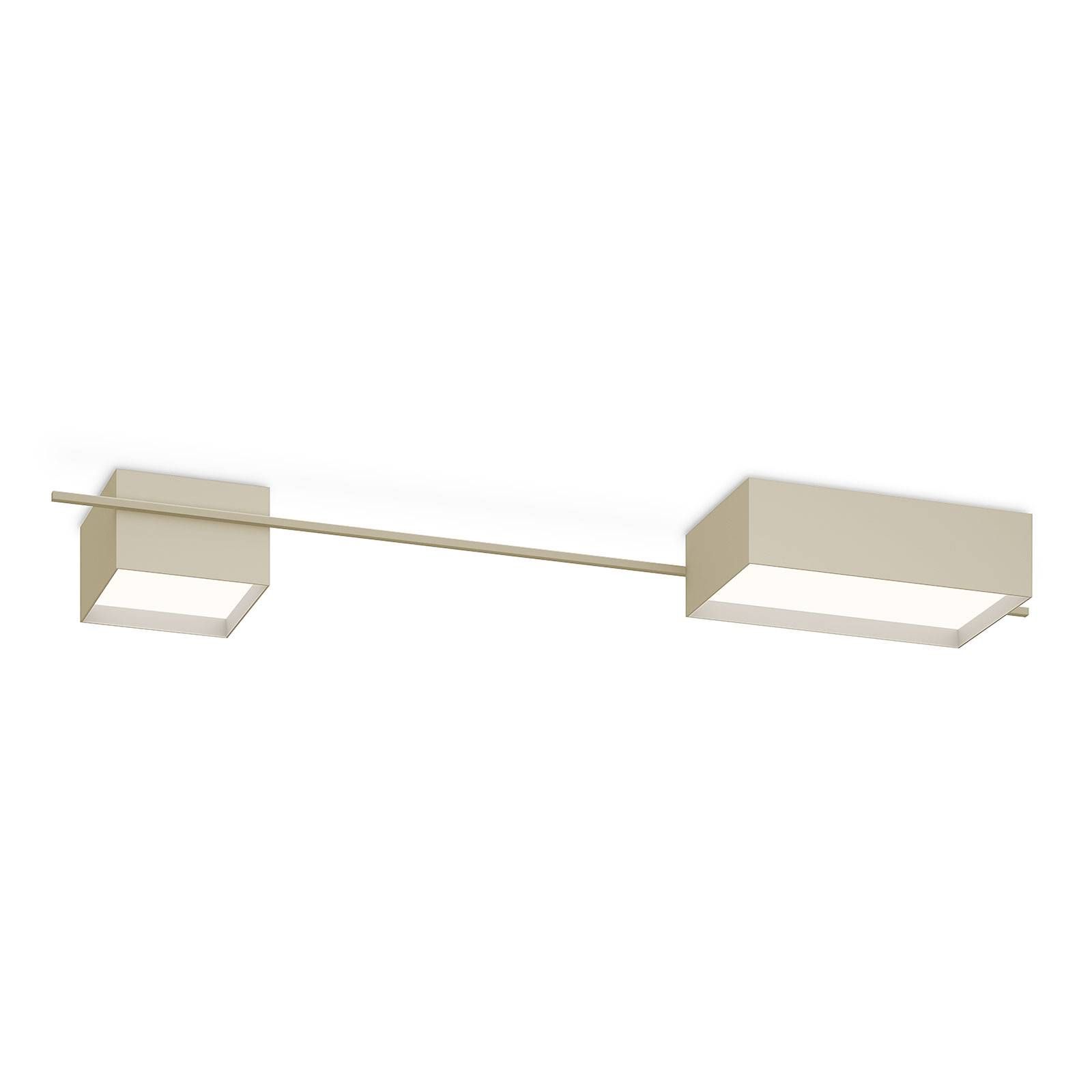 Vibia Structural 2642 stropné svietidlo svetlosivé, Obývacia izba / jedáleň, hliník, plast, 45W, Energialuokka: C, P: 160 cm, L: 49 cm, K: 15cm