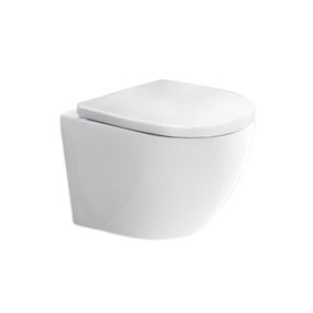 MEREO - WC závesné kapotované, RIMLESS, 490x370x360, keramické, vr. sedátka CSS115SN VSD82S2