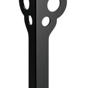 RMP Nábytková noha Kronos 30 cm čierna NOHA010/30