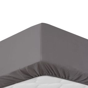 Sleepwise Soft Wonder-Edition, naťahovacia plachta, 180-200 x 200 cm, mikrovlákno, tmavo sivá