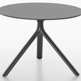 PLANK - Skladací konferenčný stôl MIURA s okrúhlou doskou 600/700 mm