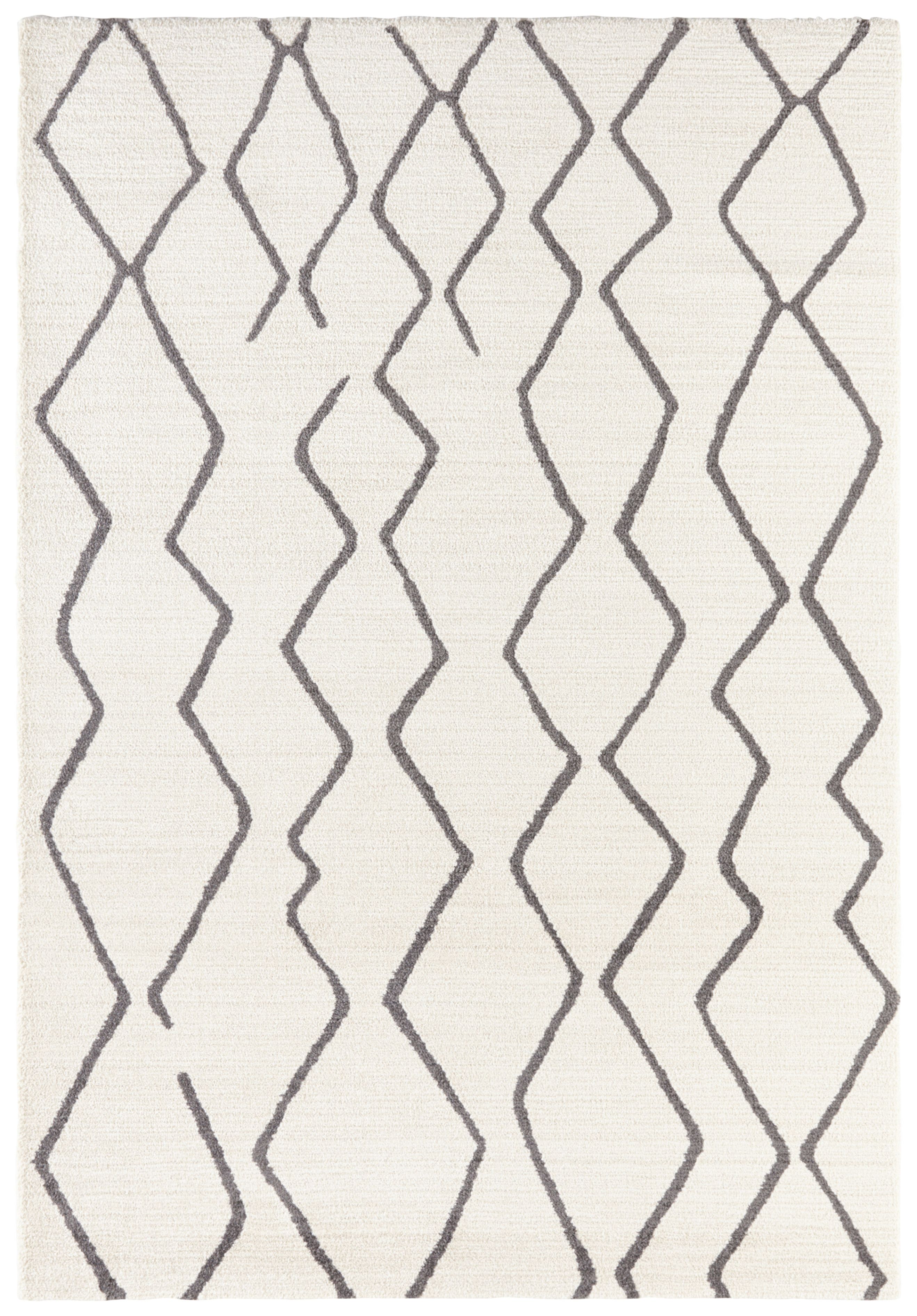 ELLE Decoration koberce Kusový koberec Glow 103657 Cream / Grey z kolekcie Elle - 160x230 cm