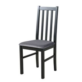 Sconto Jedálenská stolička BOLS 10 čierna/antracitová