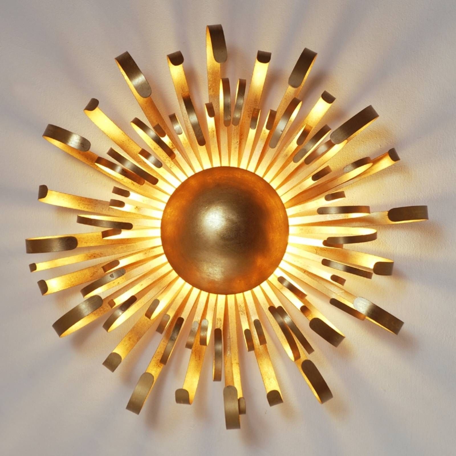 Holländer Vysokokvalitné nástenné svietidlo Alessia, Obývacia izba / jedáleň, kov, E14, 60W