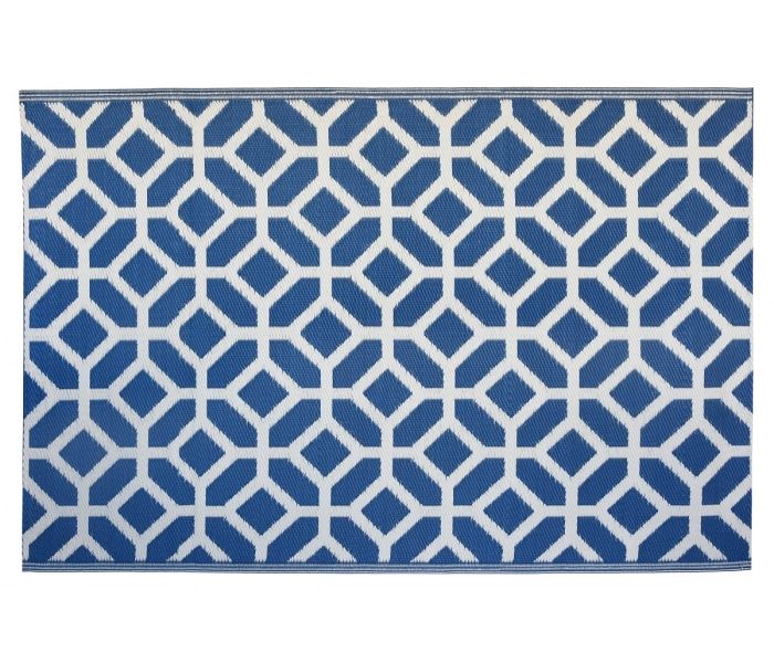 Kondela Vonkajší koberec na terasu 120x180 cm Navy Blue