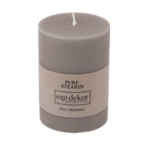 Béžovo-hnedá sviečka Eco candles by Ego dekor Friendly, doba horenia 37 h