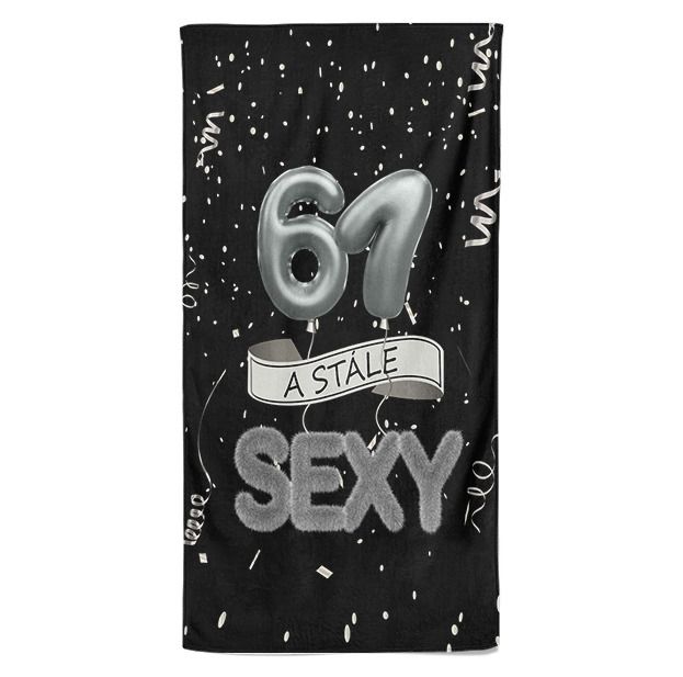 Osuška Stále sexy – čierna (vek: 61)