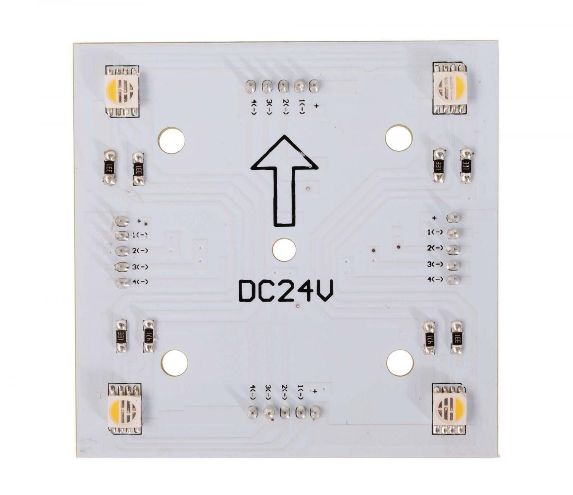 Light Impressions KapegoLED modulární systém Modular Panel II 2x2 RGB + 3000K 24V DC 1,80 W 3000 K 50 lm 65 mm 848016