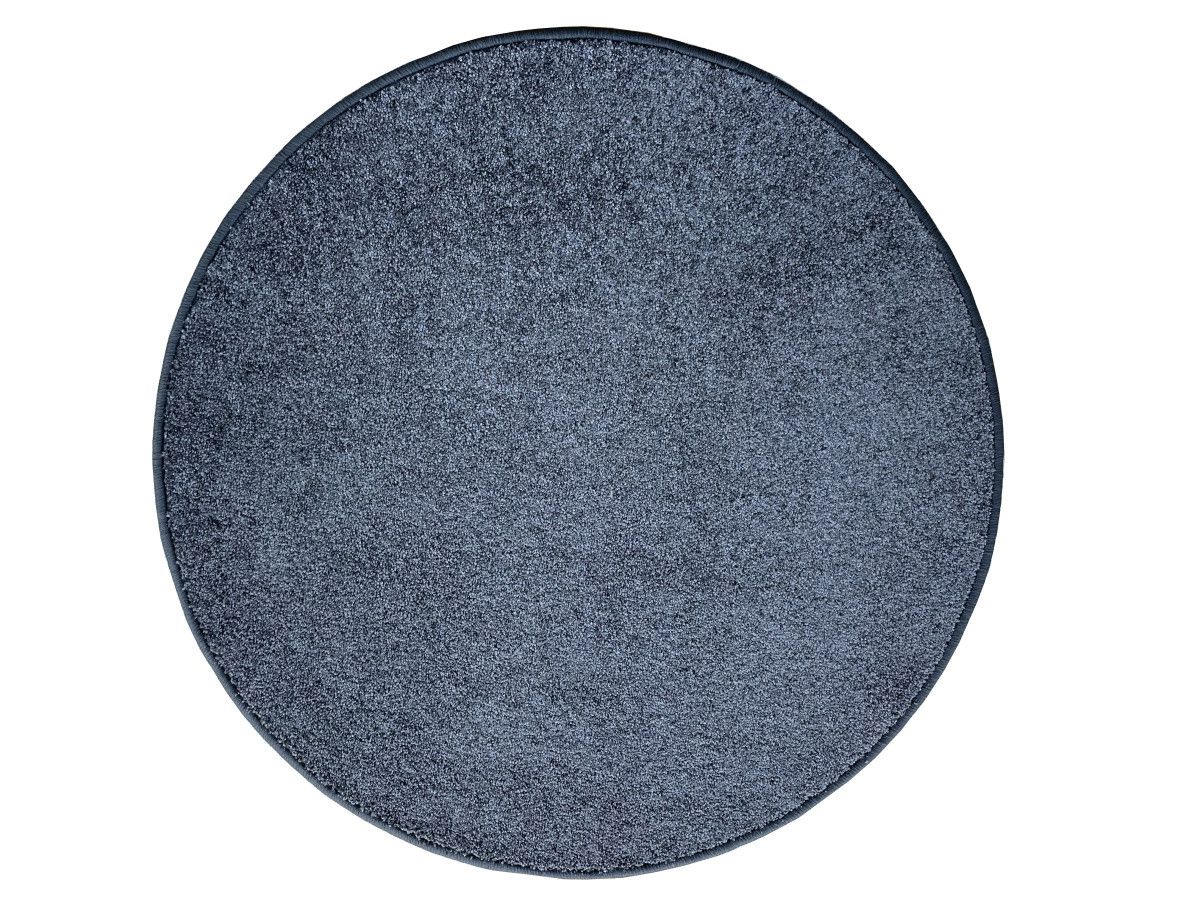 Vopi koberce AKCIA: 100x100 (průměr) kruh cm Kusový koberec Capri šedej kruh - 100x100 (priemer) kruh cm