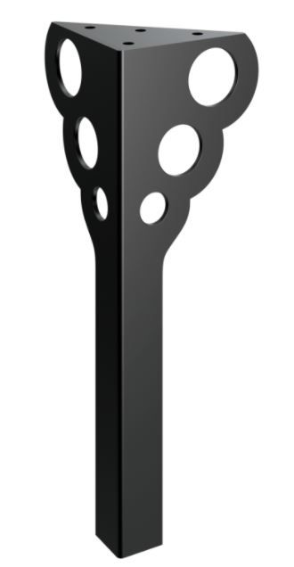 RMP Nábytková noha Kronos 30 cm čierna NOHA010/30