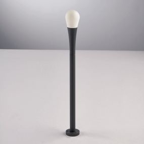 Eco-Light Chodníkové svietidlo Drop, IP65, 54 cm vysoké, odliatok hliníkovej zliatiny, plast odolný voči počasiu, G9, 28W, K: 54cm
