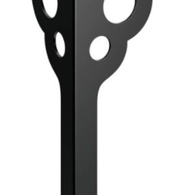 RMP Stolová noha Kronos 40 cm čierna NOHA010/40
