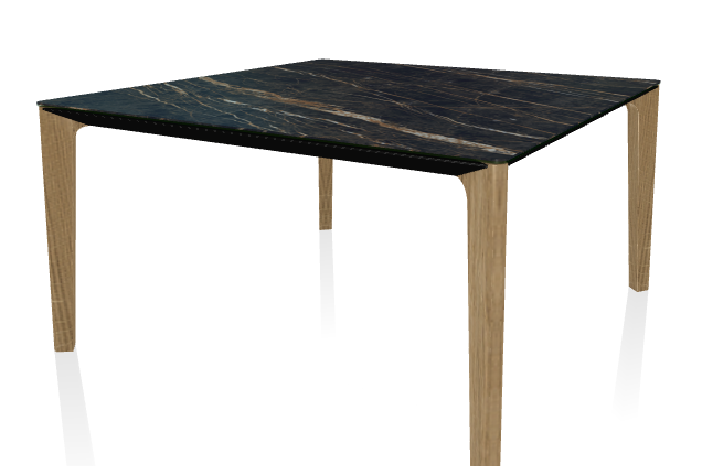 BONTEMPI - Stôl Versus štvorcový, 140/160x140/160 cm