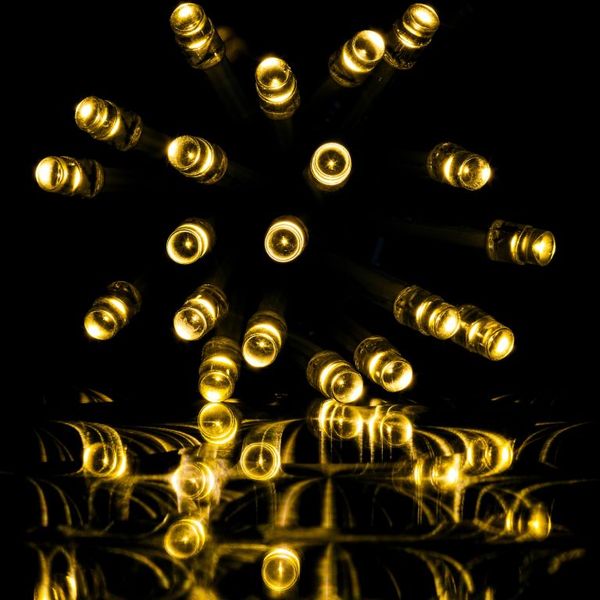 VOLTRONIC Vianočná reťaz 60 m, 600 LED, teplá biela, ovládač