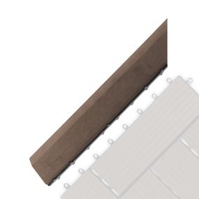 G21 Přechodová lišta G21 Indický teak pro WPC dlaždice, 38,5 x 7,5 cm rohová (levá) G21-63910068