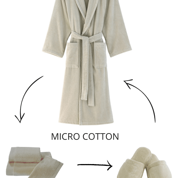 Soft Cotton Pánsky a dámsky župan MICRO COTTON. Extra jemný a velice savý dámský a pánský župan MICRO COTTON z té nejlepší micro bavlny. Svetlo modrá L