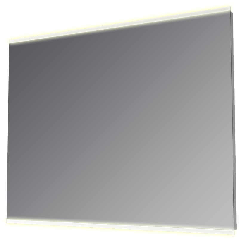 Zrkadlo ELEMENT 13 1000x800 LED - Biely lak, matný