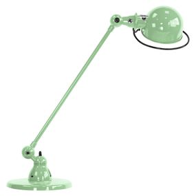 Jieldé Loft D6000 stolná lampa, mätovo zelená, Pracovňa / Kancelária, hliník, oceľ, E27, 60W, K: 60cm