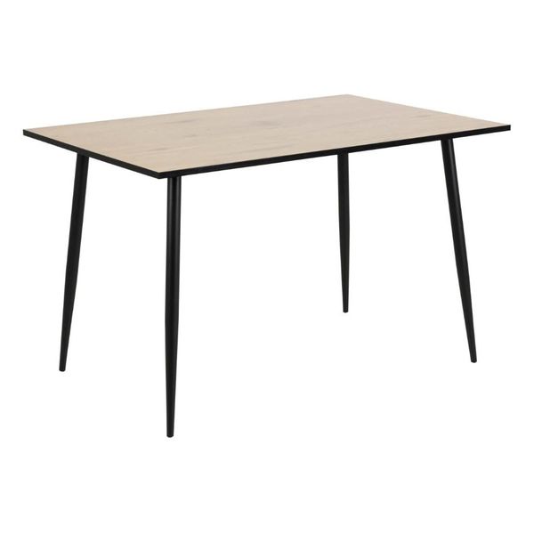 Čierno-hnedý jedálenský stôl Actona Wilma, 120 × 80 cm