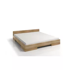 Dvojlôžková posteľ z bukového dreva SKANDICA Spectrum, 200 × 200 cm