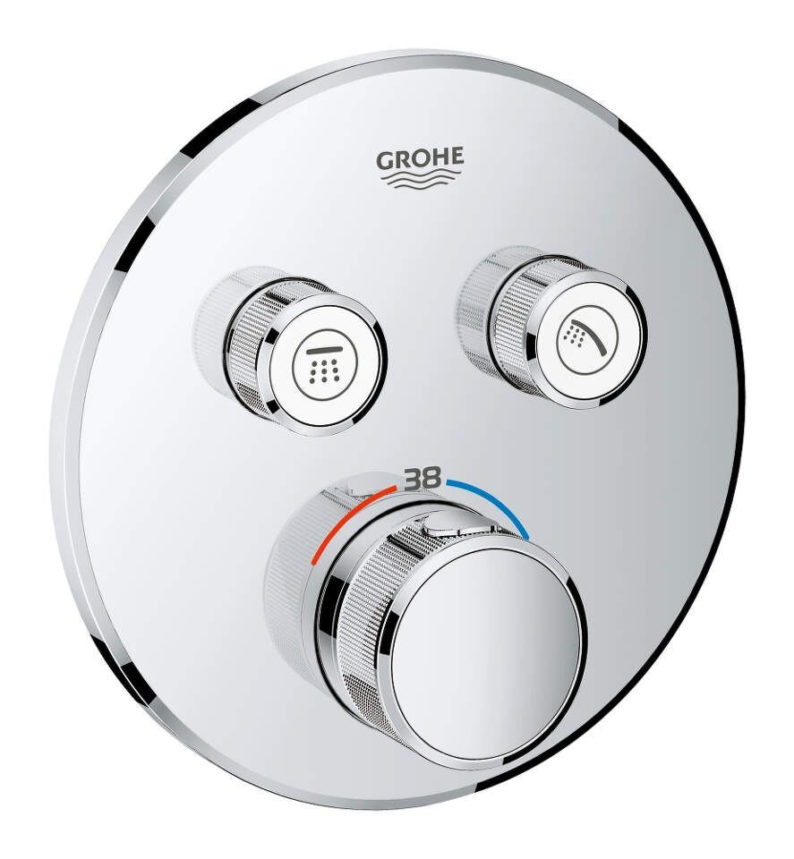 Grohe Grohtherm SmartControl - Termostatická sprchová podomietková batéria, 2 ventily, chróm 29119000