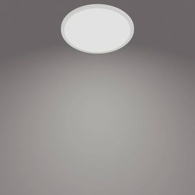 Philips Superslim LED IP44 4 000 K Ø 24, 5 cm biela, Kúpeľňa, kov, plast, 15W, K: 2.8cm