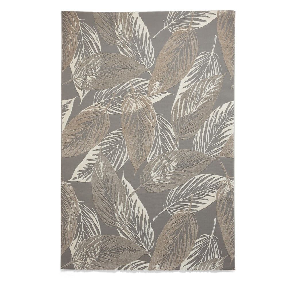Sivý umývateľný koberec z recyklovaných vlákien 120x170 cm Flores – Think Rugs