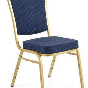 HALMAR Banketová stolička K66 modrá