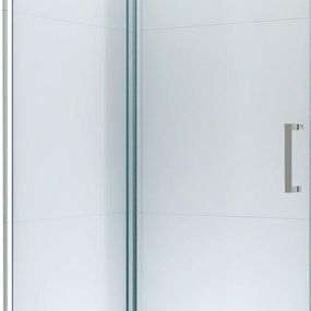 MEXEN - Omega posuvné sprchové dvere 160 cm, transparent, chróm so sadou pre niku 825-160-000-01-00