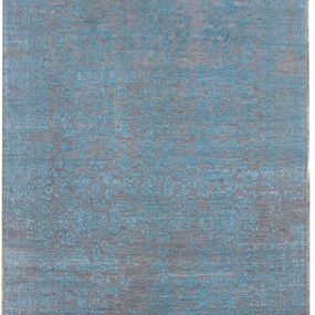 Diamond Carpets koberce Ručne viazaný kusový koberec Diamond DC-JK 1 Silver / light blue - 365x457 cm