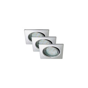 Briloner 7230-038 - SADA 3x LED Kúpeľňové podhľadové svietidlo 1xGU10/3W/230V