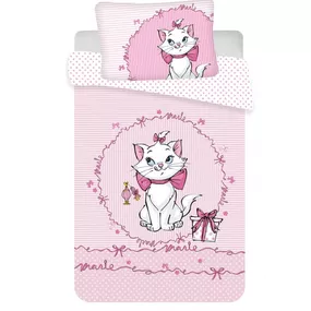 Detské obliečky do postieľky marie cat pink