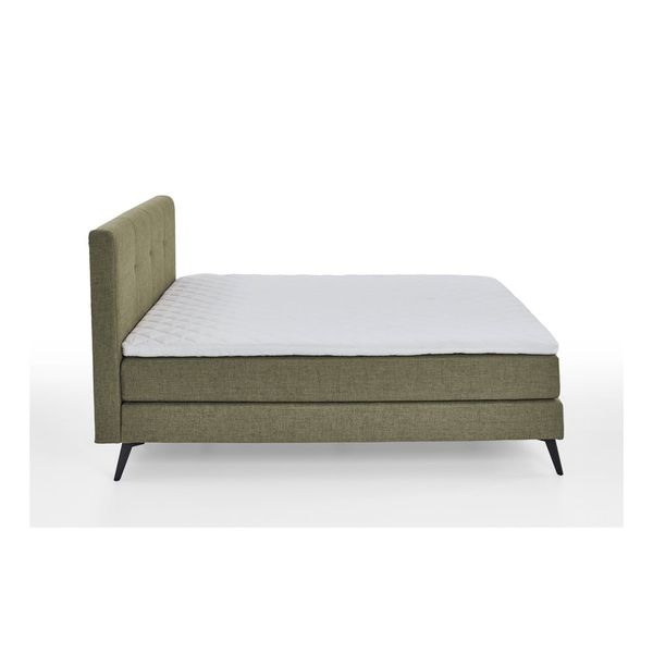 Zelená boxspring posteľ 160x200 cm ANCONA – Meise Möbel