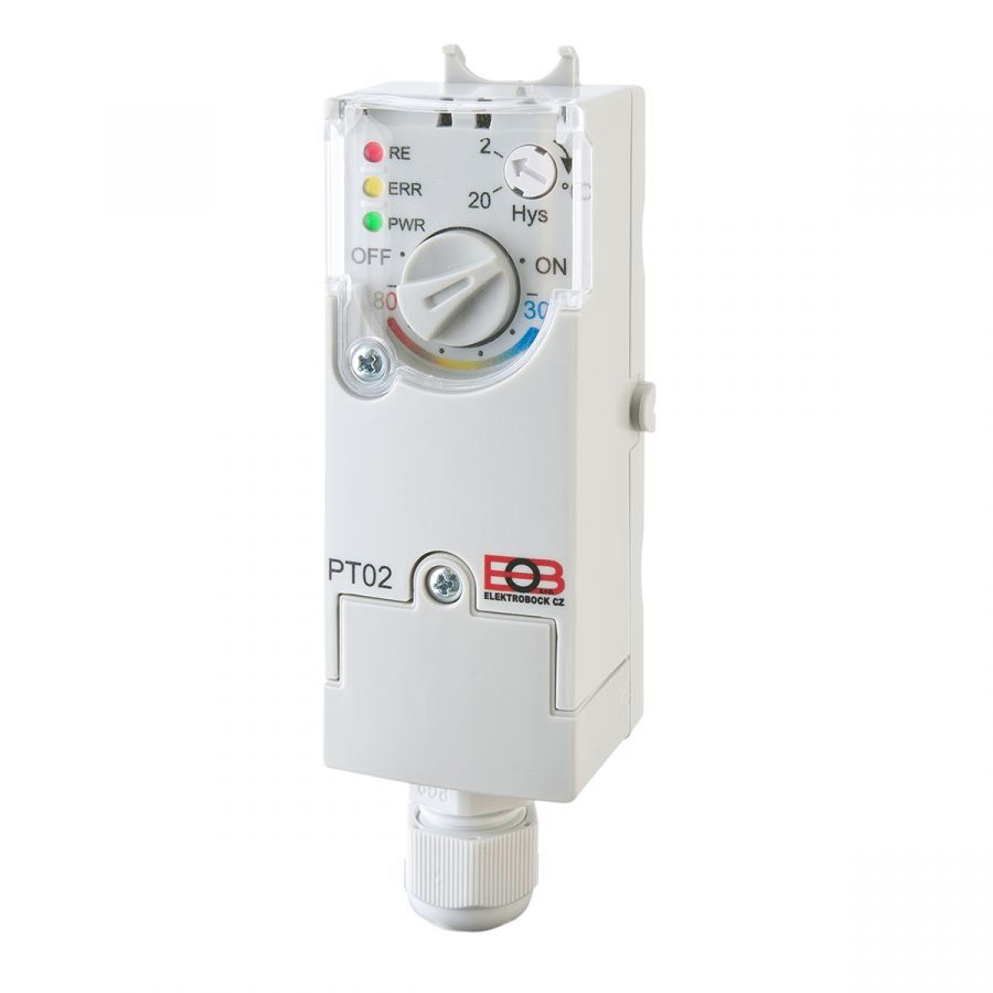 Elektrobock PT02 digitálny príložný termostat