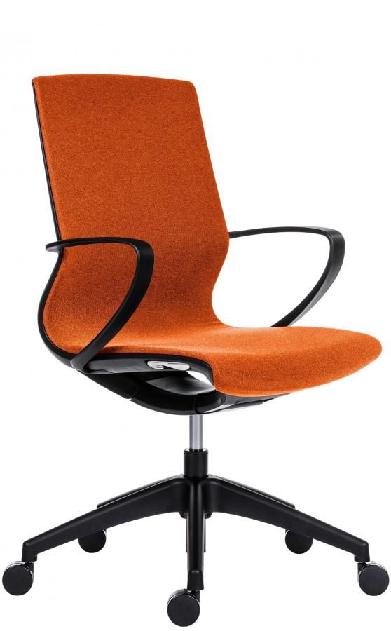 ANTARES -  ANTARES Kancelárska stolička VISION BLACK oranžová