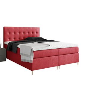 Expedo Čalúnená posteľ boxspring GLORIA + topper, 160x200, jasmine 60