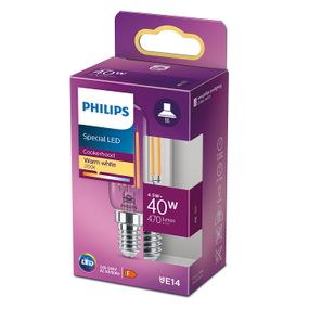Philips 8718699783358 LED žiarovka classic E14 4,5W/40W 470lm T25L 2700K do chladničky a digestora