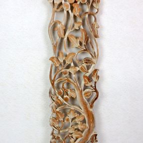 Dekorácia na stenu Strom života, natural , teakové drevo, ručná práca,100 cm
