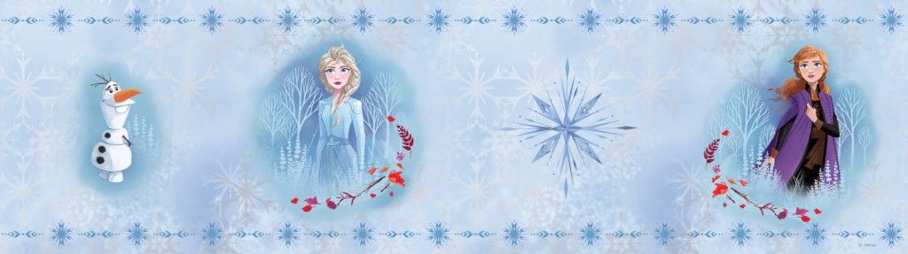 WBD 8156 AG Design Samolepiaca bordúra Disney - Frozen, veľkosť 10 cm x 5 m