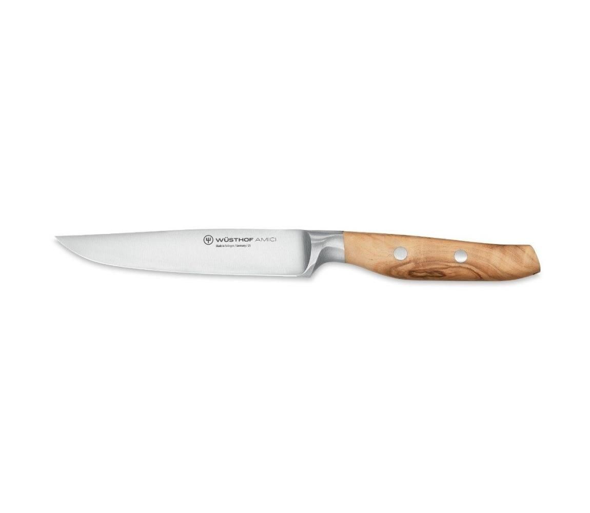 Wüsthof - Kuchynský nôž steakový AMICI 12 cm olivové drevo