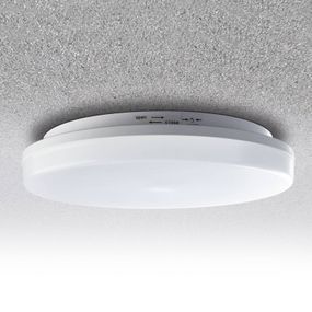 Heitronic Stropné LED svetlo Pronto, hranaté detektor pohybu, plast, 24W, K: 4.9cm