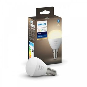 PHILIPS HUE Hue LED White Bluetooth žárovka E14 kapka 8719514356696 5,7W 470lm 2700K P45 IP20