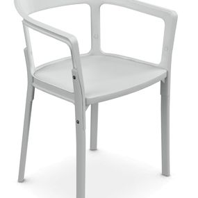 MAGIS - Stolička STEELWOOD CHAIR - biela