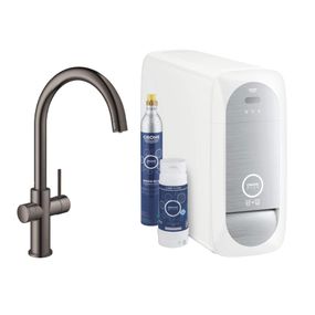 Grohe Blue Home - Drezová batéria s chladiacim zariadením a filtráciou, Hard Graphite 31455A01