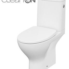 CERSANIT - WC KOMBI MODUO 43 674 010 3/5 CLEAN ON, SEDADLO SLIM WRAM DUROPLAST-SOFT CLOSE K116-036