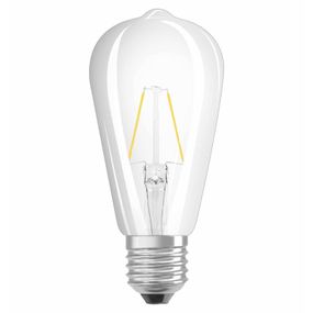OSRAM LED žiarovka E27 2, 5W rustik 827 číra, E27, 2.5W, Energialuokka: F, P: 14.3 cm