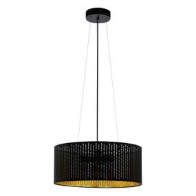 Závesné svietidlo EGLO HL/3 E27 Black/Gold VARILLAS 98313