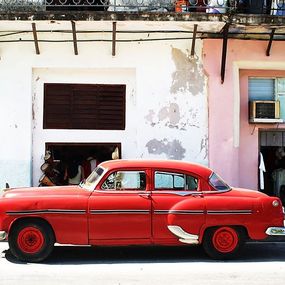 Havana Cuba, cadillac - fototapeta FM0710