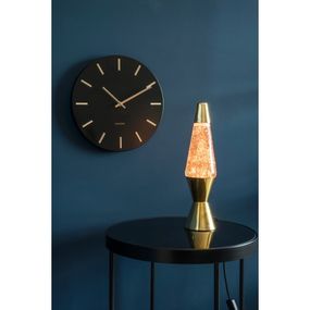 Stolová lampa v zlatej farbe s glitrami Leitmotiv Glitter, výška 37 cm