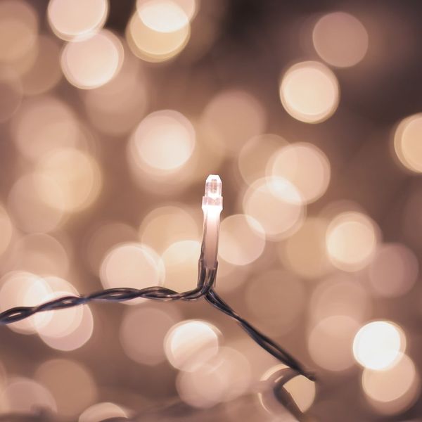 Predĺženie LED transparentnej svetelnej reťaze DecoKing Christmas, 200 svetielok, dĺžka 1 m